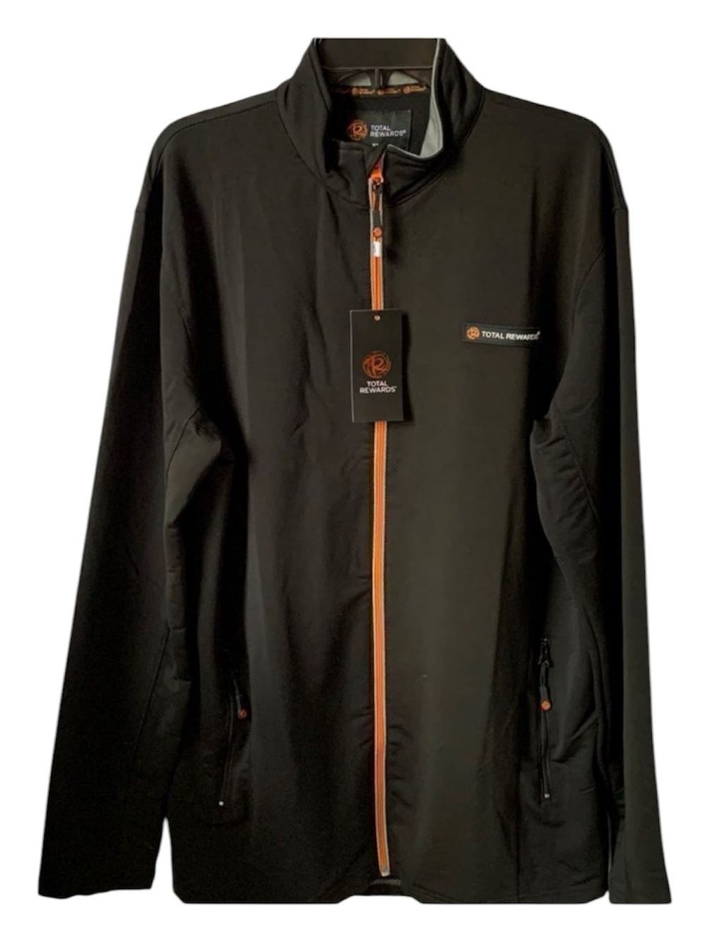 Total Rewards Casino Member Track Jacket Black Lightweight Athletic Jacket XL
